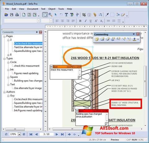 Screenshot Infix PDF Editor para Windows 10