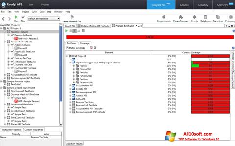 Screenshot SoapUI para Windows 10