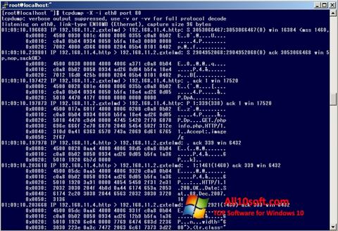 Screenshot TCPDUMP para Windows 10