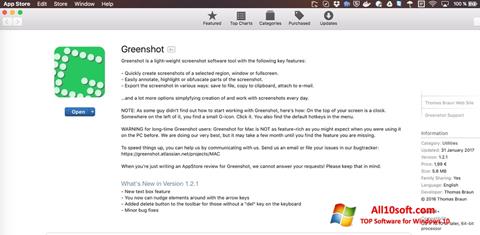 Screenshot Greenshot para Windows 10