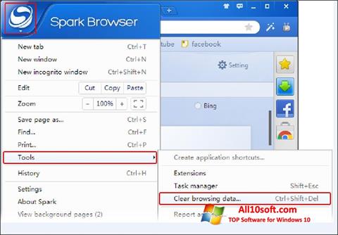 Screenshot Spark para Windows 10