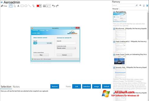Screenshot AeroAdmin para Windows 10