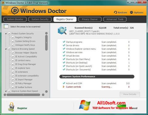 Screenshot Windows Doctor para Windows 10