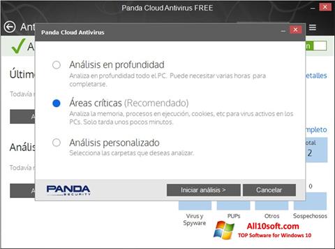 Screenshot Panda Cloud para Windows 10