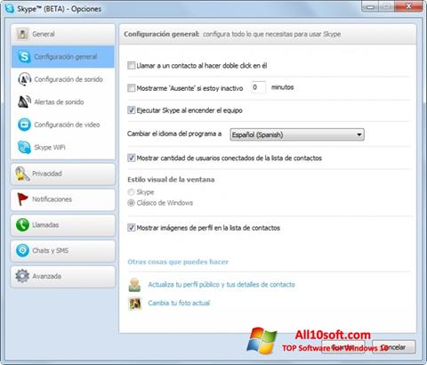 Screenshot Skype Beta para Windows 10