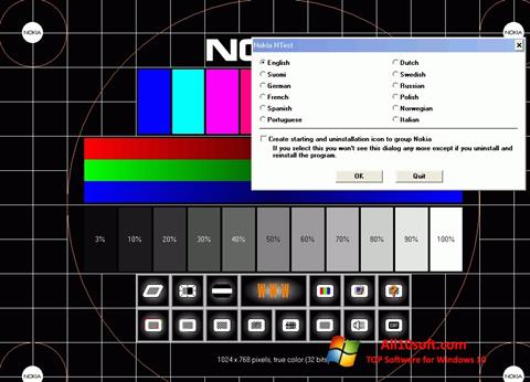 Screenshot Nokia Monitor Test para Windows 10