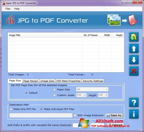 Screenshot JPG to PDF Converter para Windows 10
