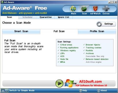 Screenshot Ad-Aware Free para Windows 10